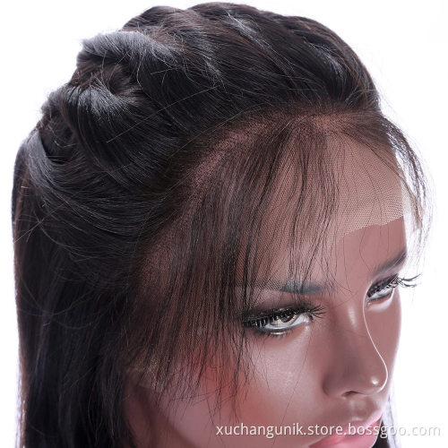 Wholesale Mink Lace Front Wig Vendor Unprocessed Peruvian Hair Virgin Cuticle Aligned Human Hair Frontal 360 Lace Wig Deep Wave